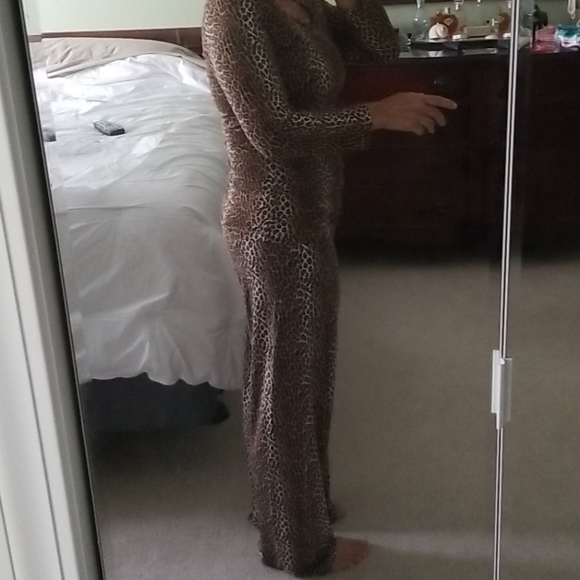 Cosabella Anouck Cheetah Print Lounging/PJ Top - Picture 5 of 7